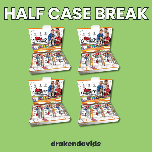 Boxbreak #482 - 4 x Topps Finest UCC 24/25 - Hobby Box [HALF CaseBreak 2nd wave]