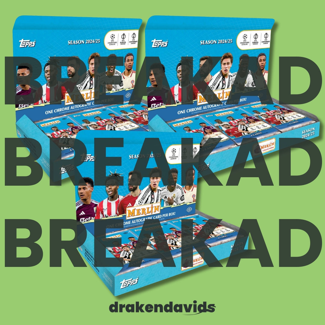 Boxbreak #704 - 3 x Topps Merlin Chrome UCC 24/25 - Hobby Box