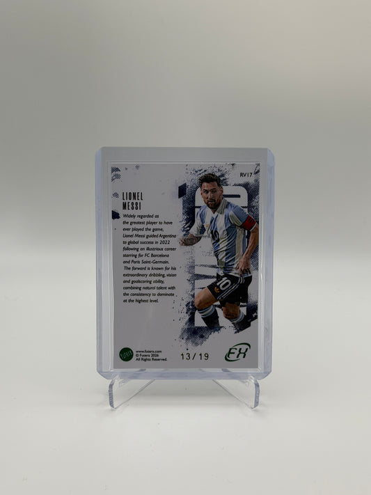 Lionel Messi /19 - Futera FX World Football Series 3