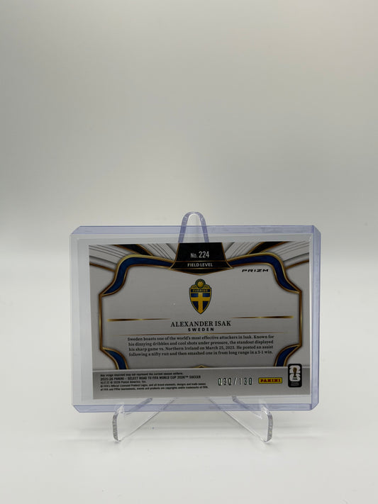 Alexander Isak /130 - Panini Select FIFA Road To World Cup 2026