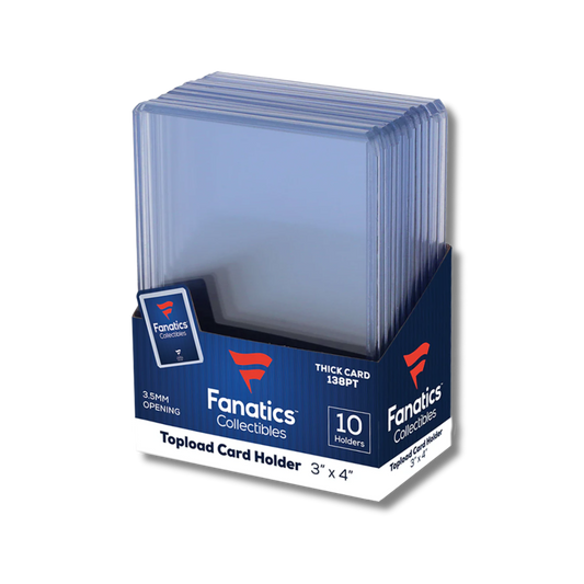 Fanatics Collectibles 138pt Toploader - 10-pack