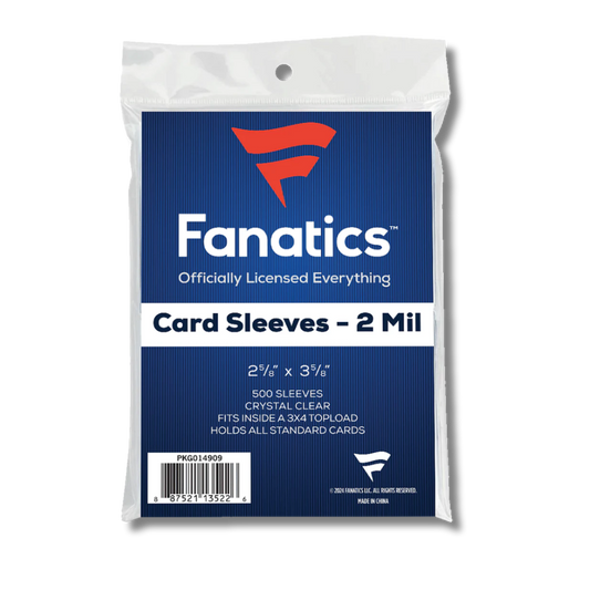 Fanatics Collectibles Soft Sleeves - 500-pack