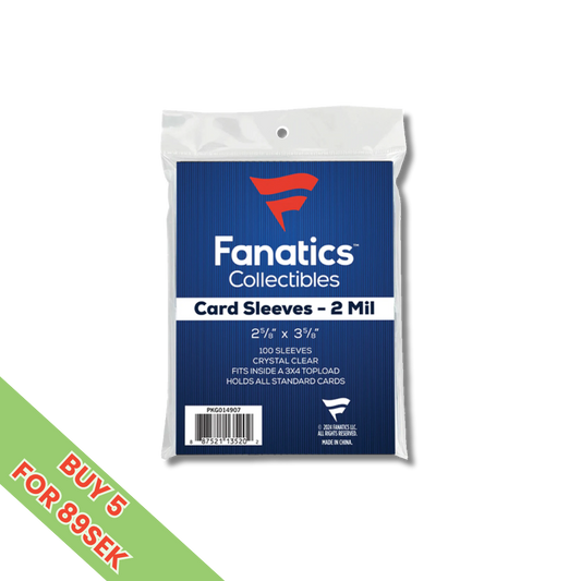 Fanatics Collectibles Soft Sleeves - 100-pack