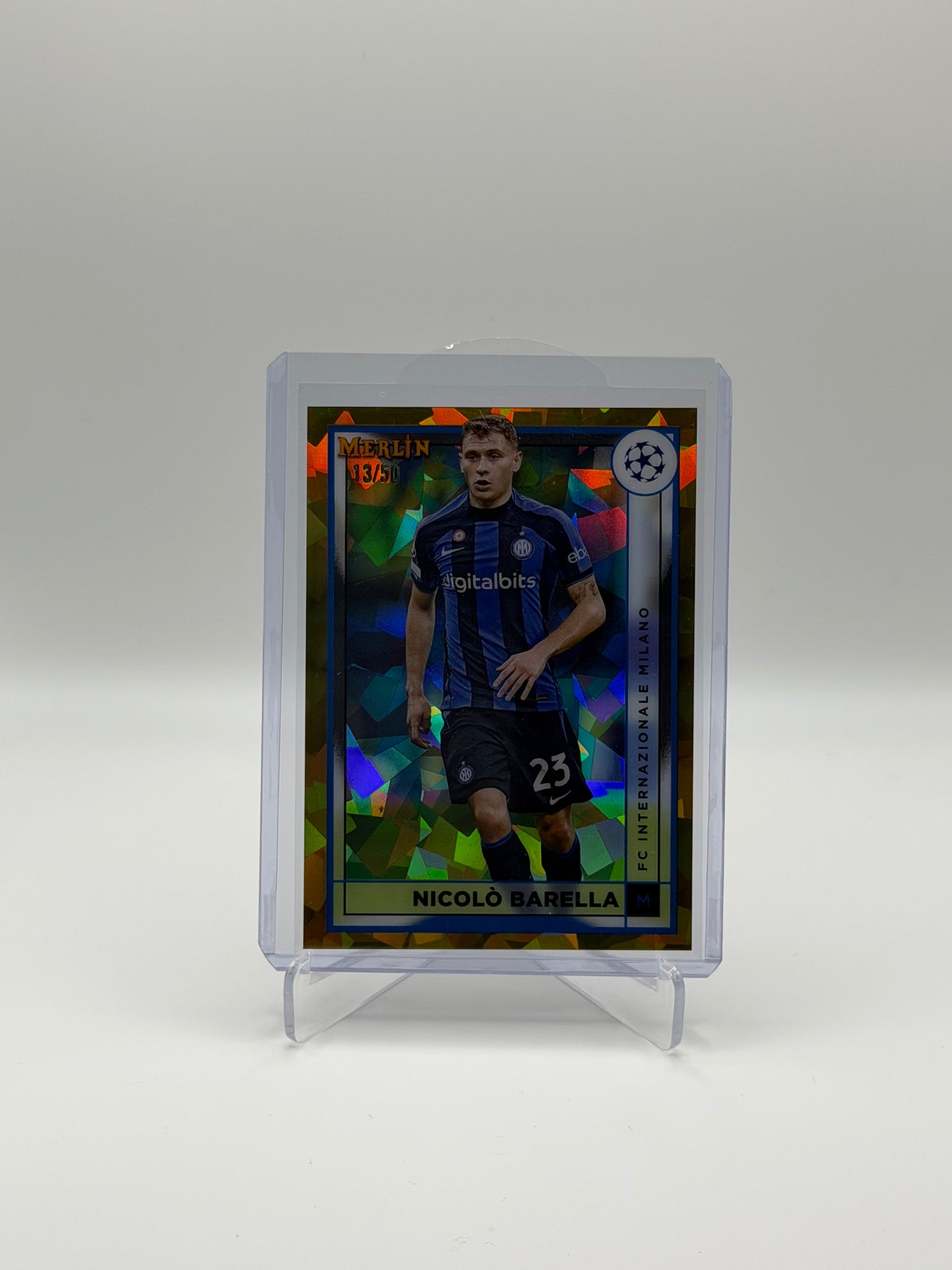 Nicolo Barella /50 - Topps Merlin Chrome UCC 22/23