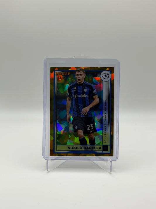 Nicolo Barella /50 - Topps Merlin Chrome UCC 22/23