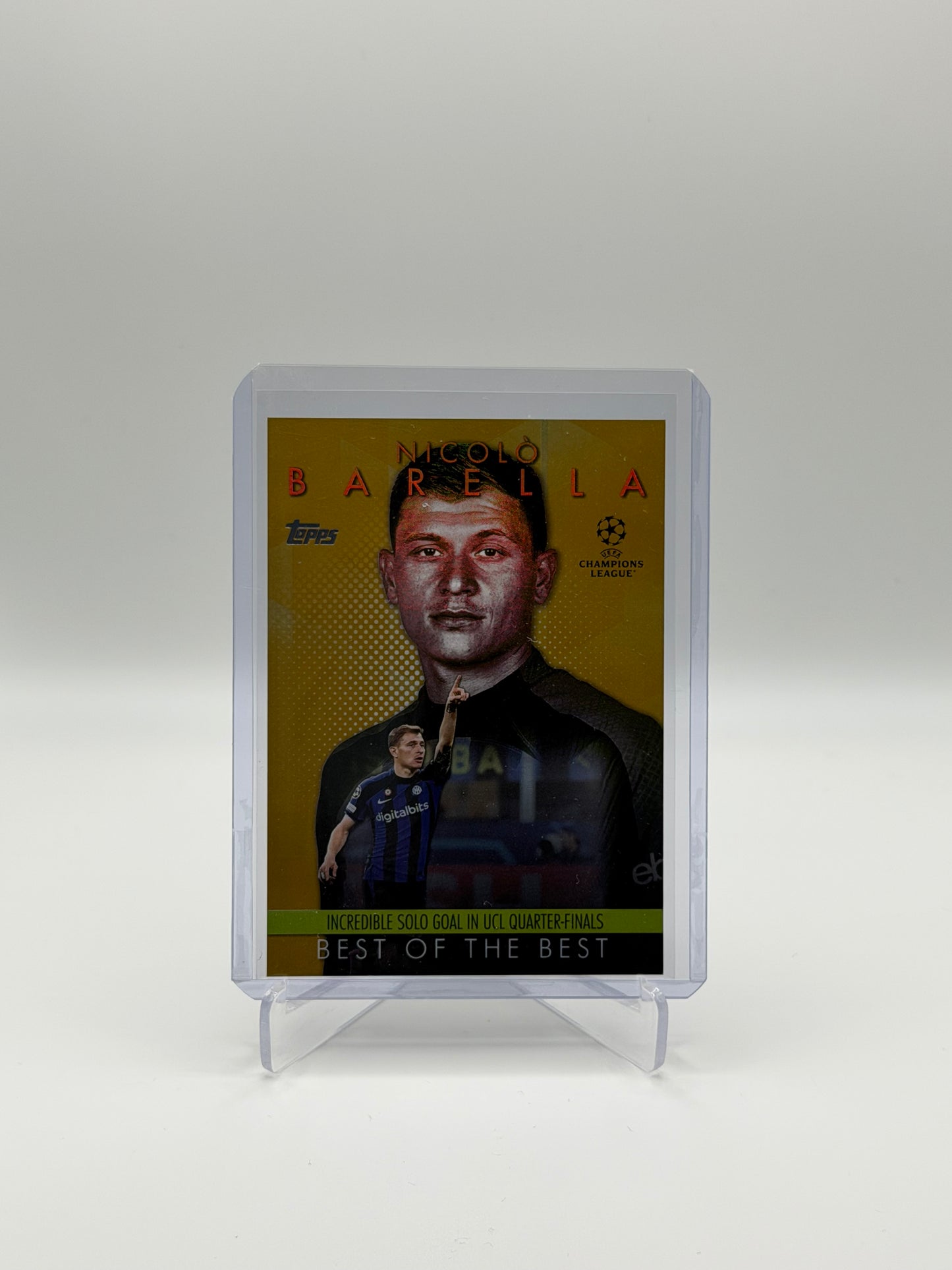 Nicolo Barella /50 - Topps Finest UCC 23/24