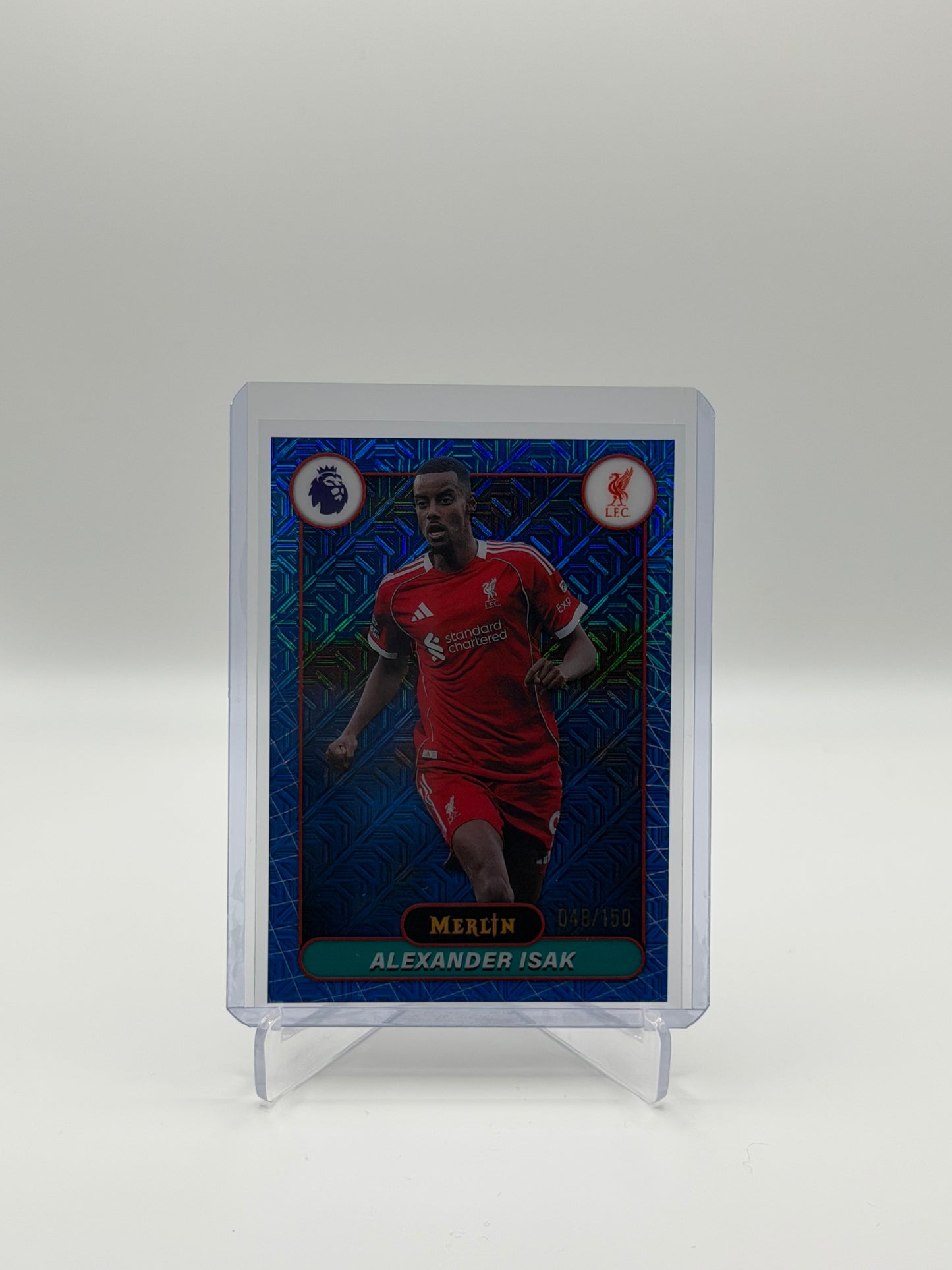 Alexander Isak /150 - Topps Merlin Chrome Premier League 25/26