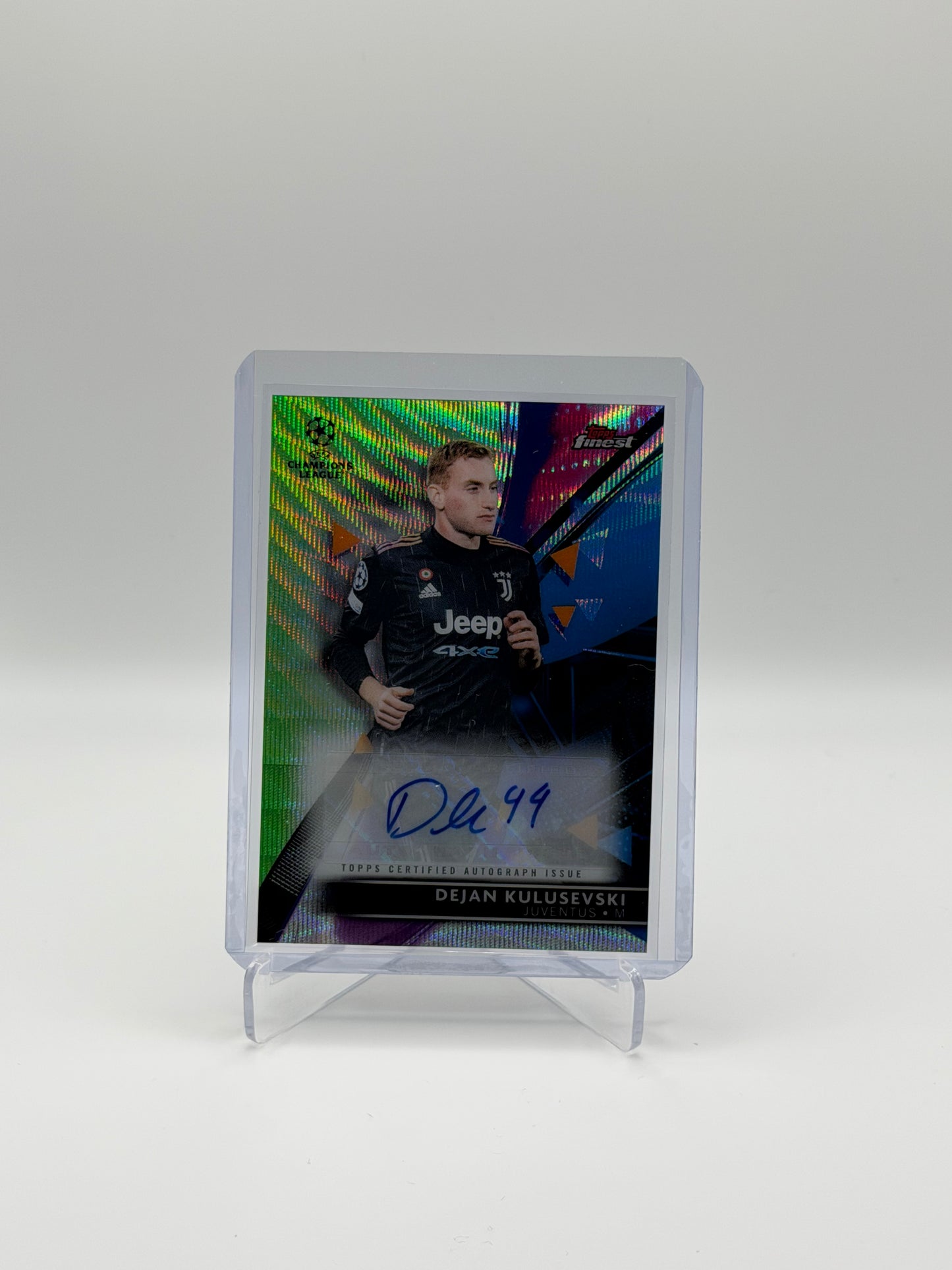 Dejan Kulusevski Auto /99 - Topps Finest UCL 21/22