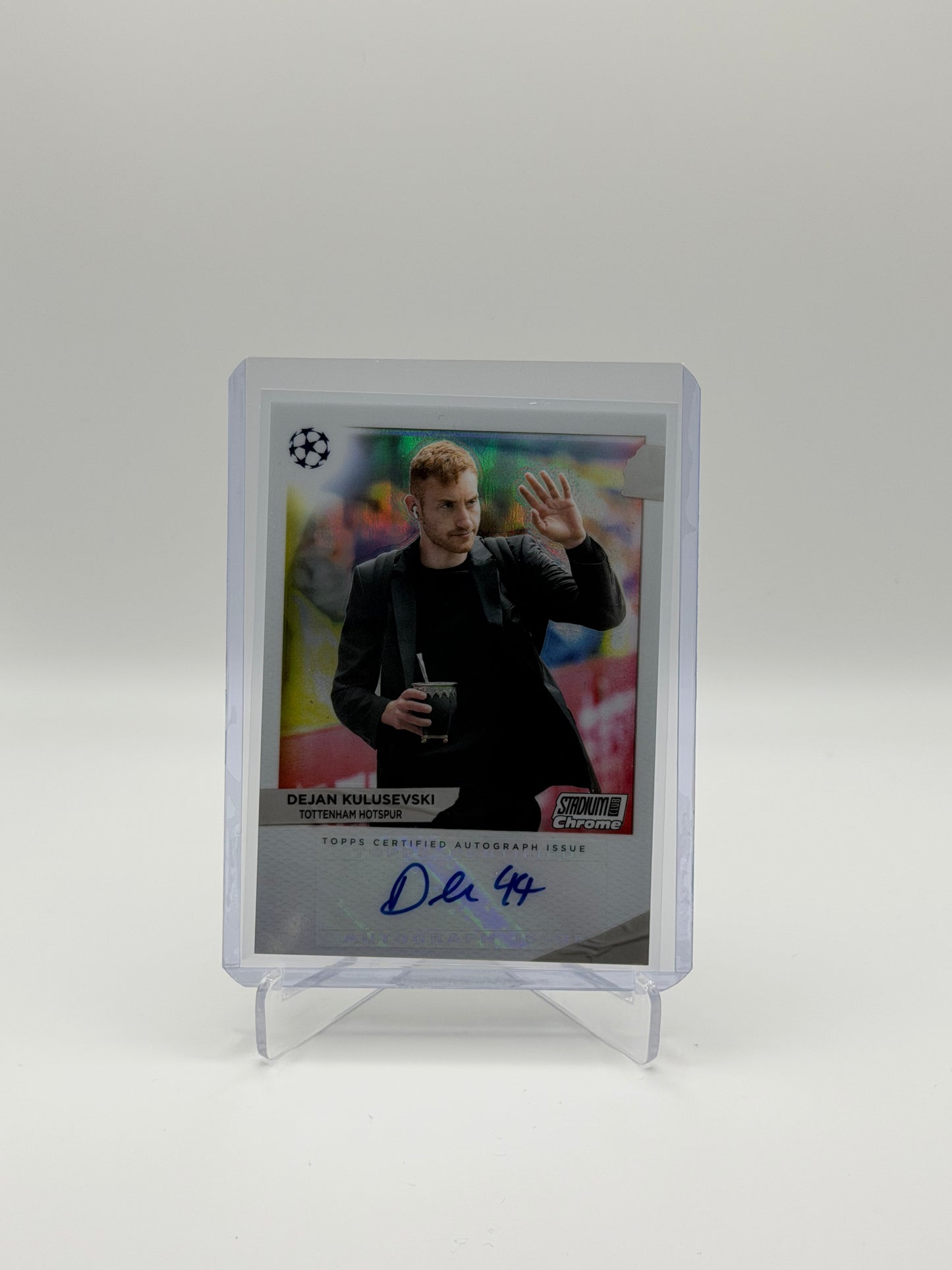 Dejan Kulusevski Auto - Topps Stadium Club Chrome UCC 22/23
