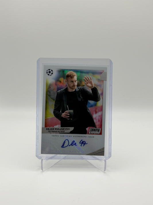 Dejan Kulusevski Auto - Topps Stadium Club Chrome UCC 22/23