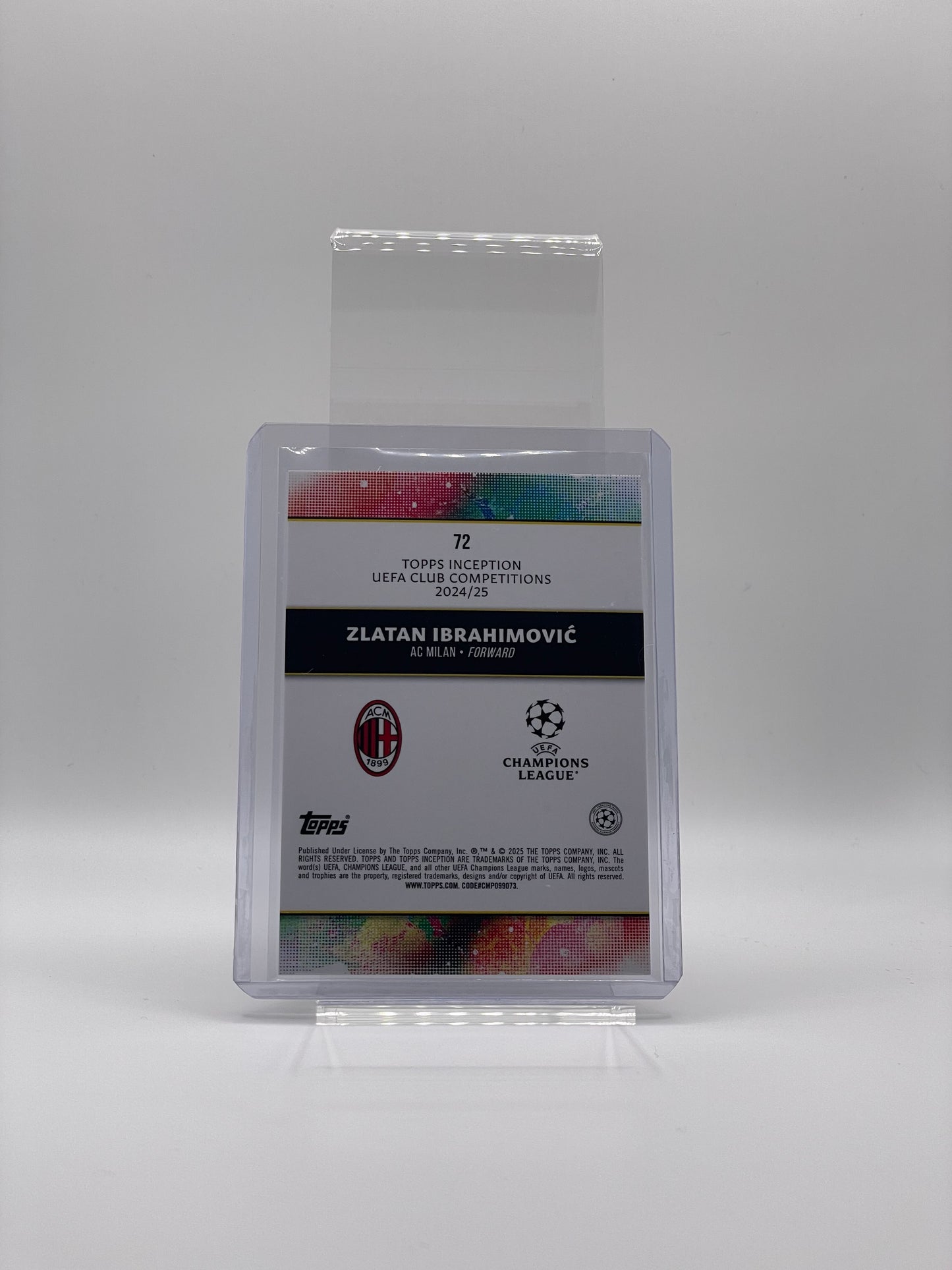 Zlatan Ibrahimovic /150 - Topps Inception UCC 24/25