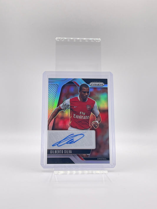 Gilberto Silva Silver Autograf /99 - Panini Prizm Premier League 24/25