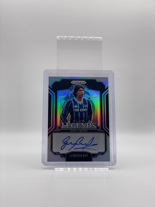 Gary Lineker Silver Autograf /99 - Panini Prizm Premier League 24/25