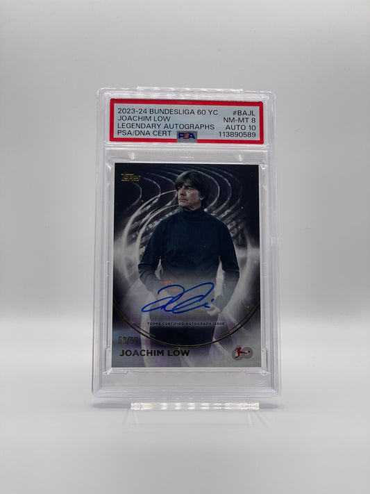 Joachim Löw Autograf /60 - Topps Bundesliga 60 Years Celebration