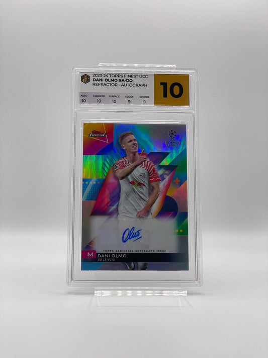Dani Olmo Autograf - Topps Finest UCC 23/24