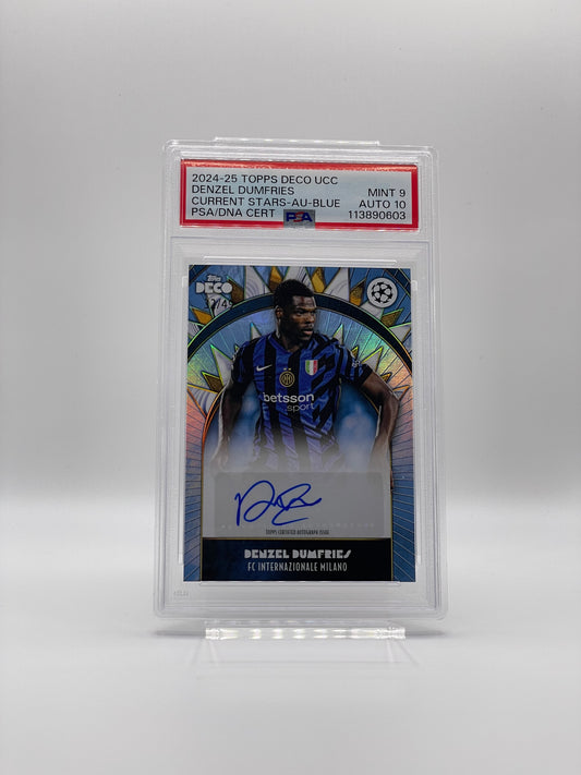 Denzel Dumfries Autograf /49 - Topps Deco UCC 24/25