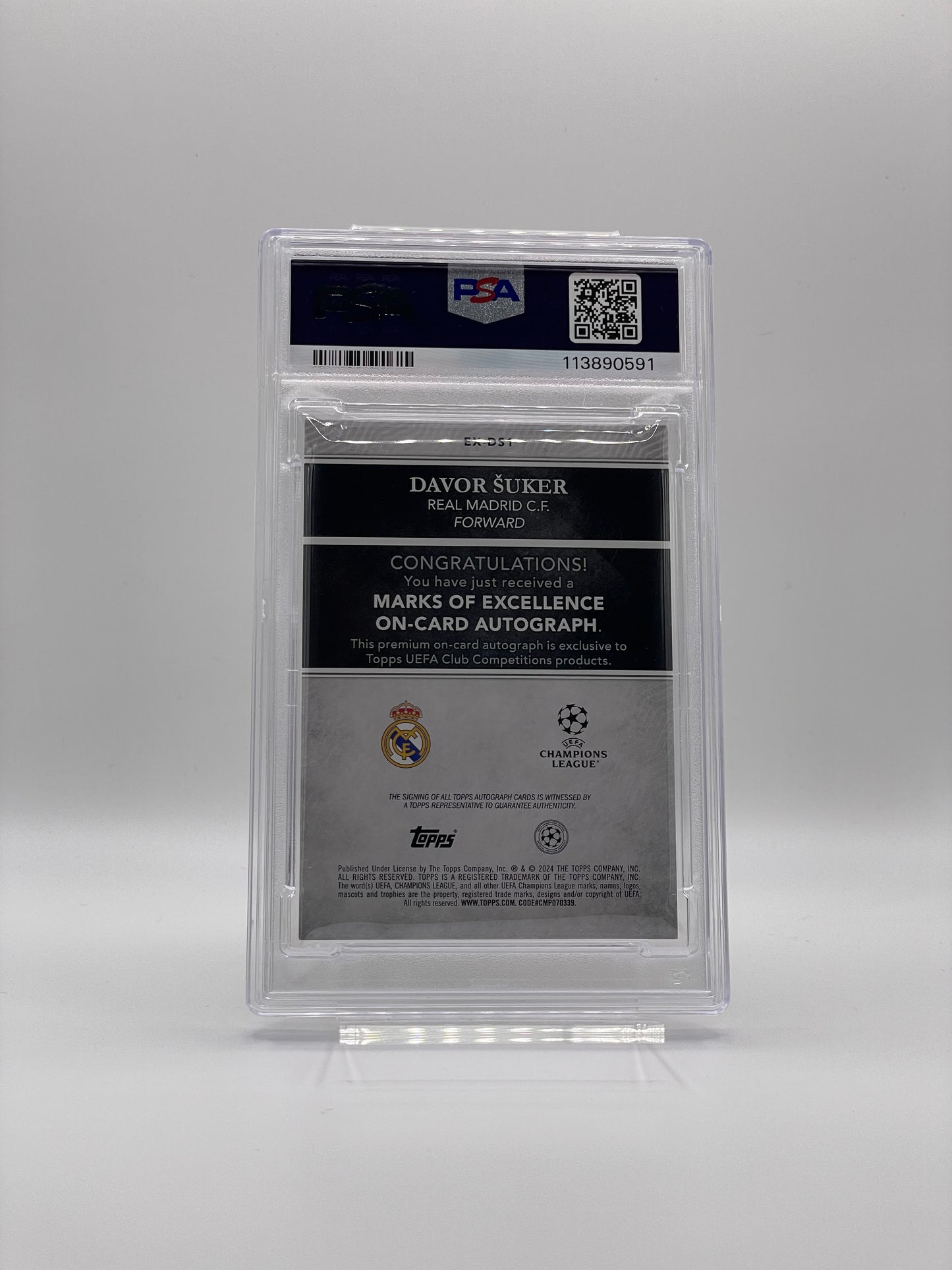 Davor Suker Autograf /50 - Topps Flagship UCC 24/25