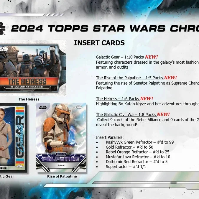 Topps Star Wars Chrome 2024 - Hobby Box