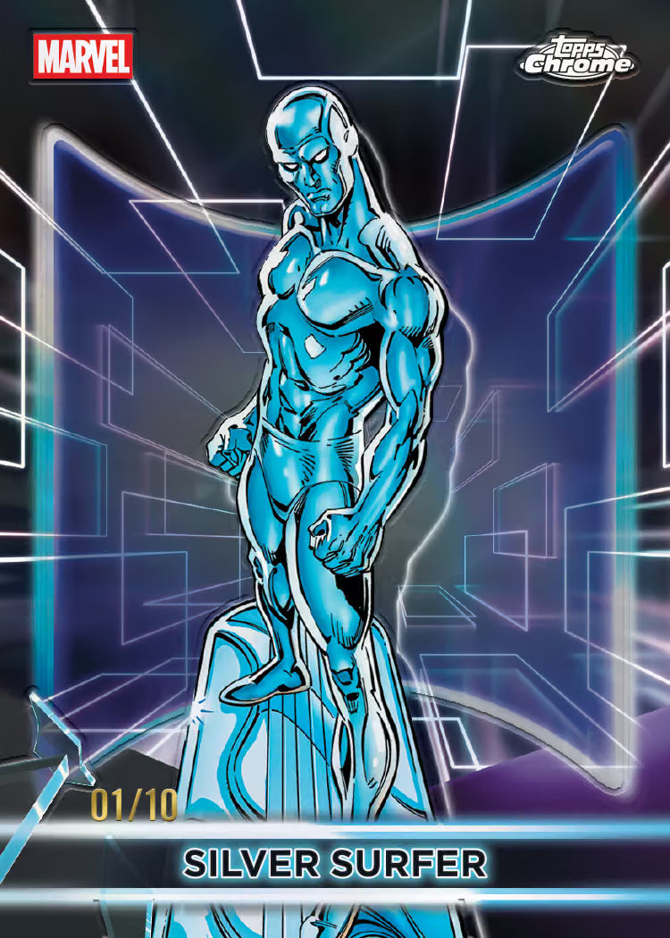 Topps_Marvel_Neon_2026_silver_surfer