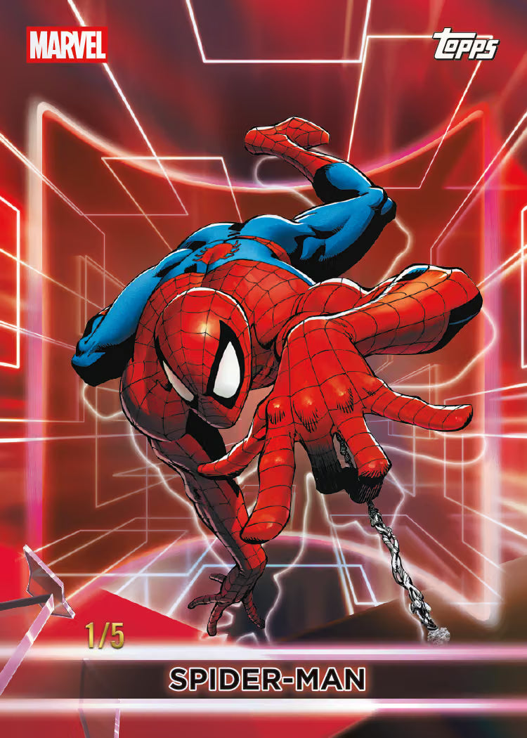 Topps_Marvel_Neon_2026_spider-man