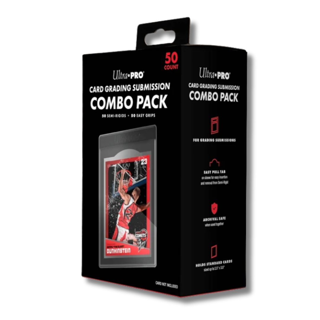 Ultra Pro Card Grading Submission Combo Pack - Semi-Rigids & Easy Pull Sleeves 50ct