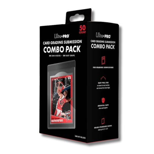 Ultra Pro Card Grading Submission Combo Pack - Semi-Rigids & Easy Pull Sleeves 50ct