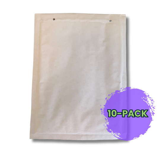 Vit Luftbubbelkuvert 180x265mm - 10-pack