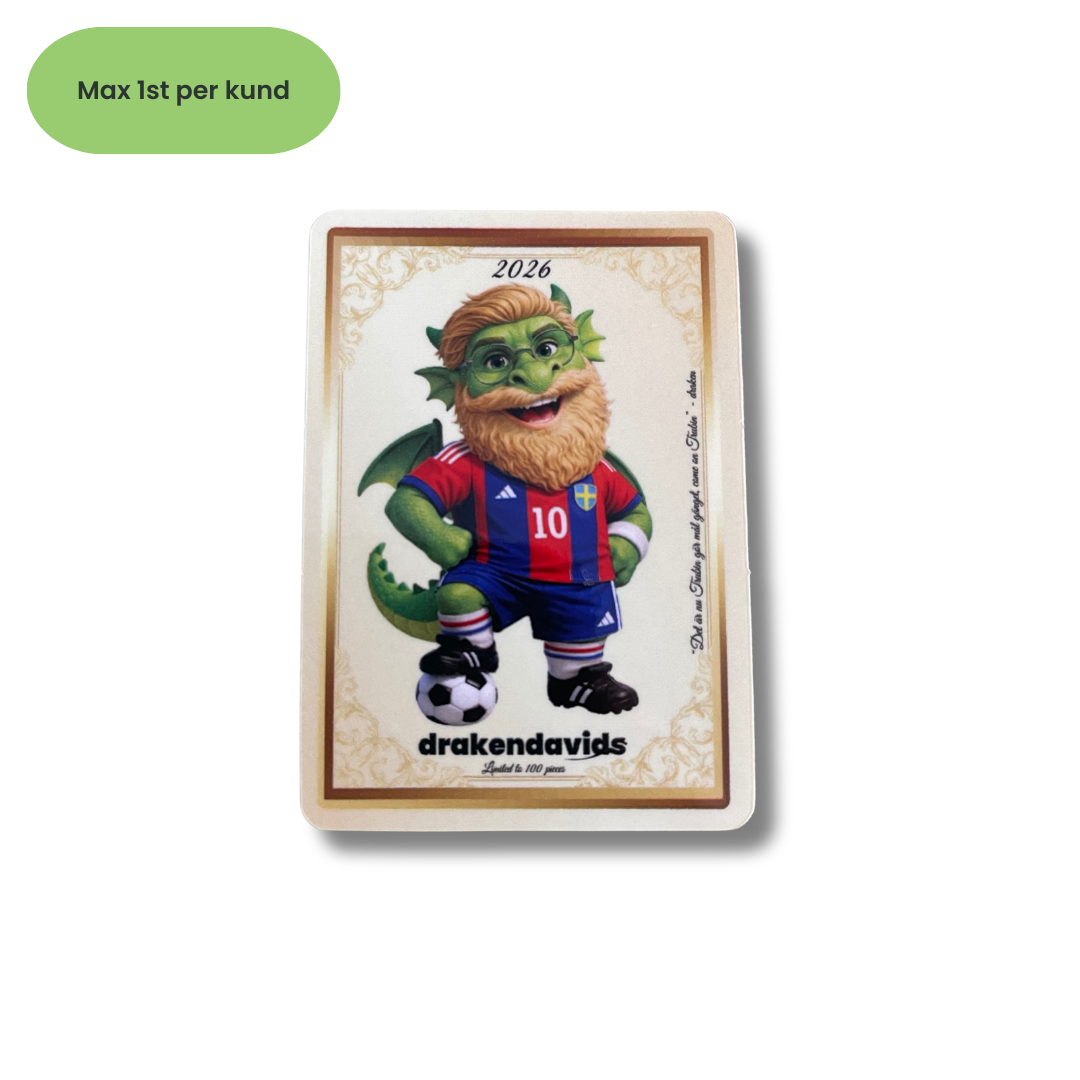 Drakendavids "Det är nu Trubin gör mål gänget, come on Trubin" 2026 - 1st Sticker