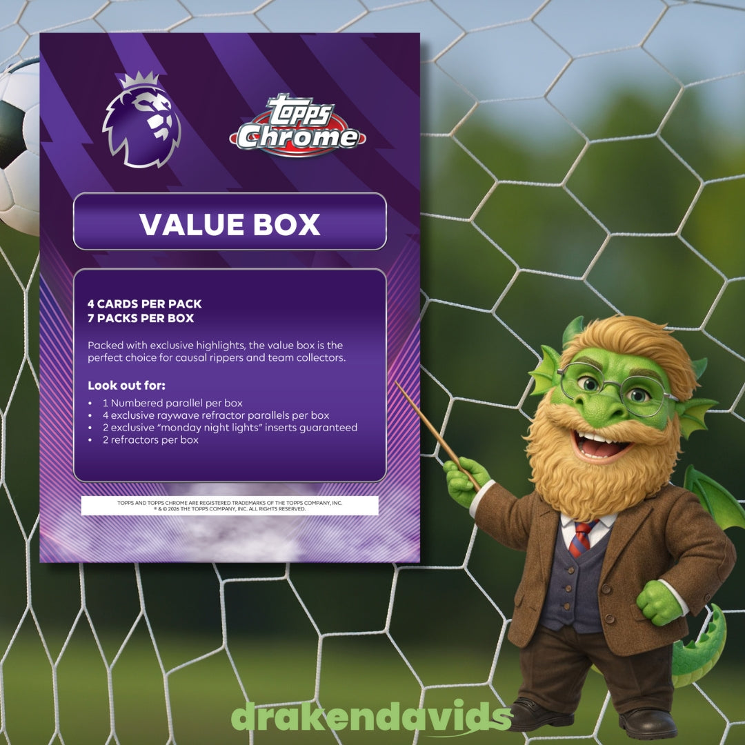 Topps Chrome Premier League 25/26 - Value Box