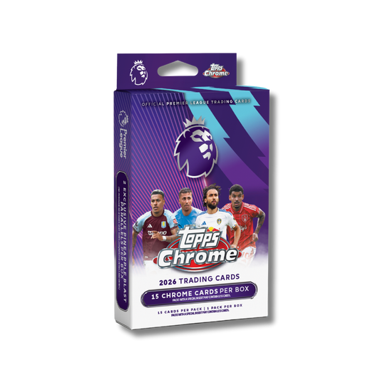 Pre-Order - Topps Chrome Premier League 25/26 - Hanger Pack