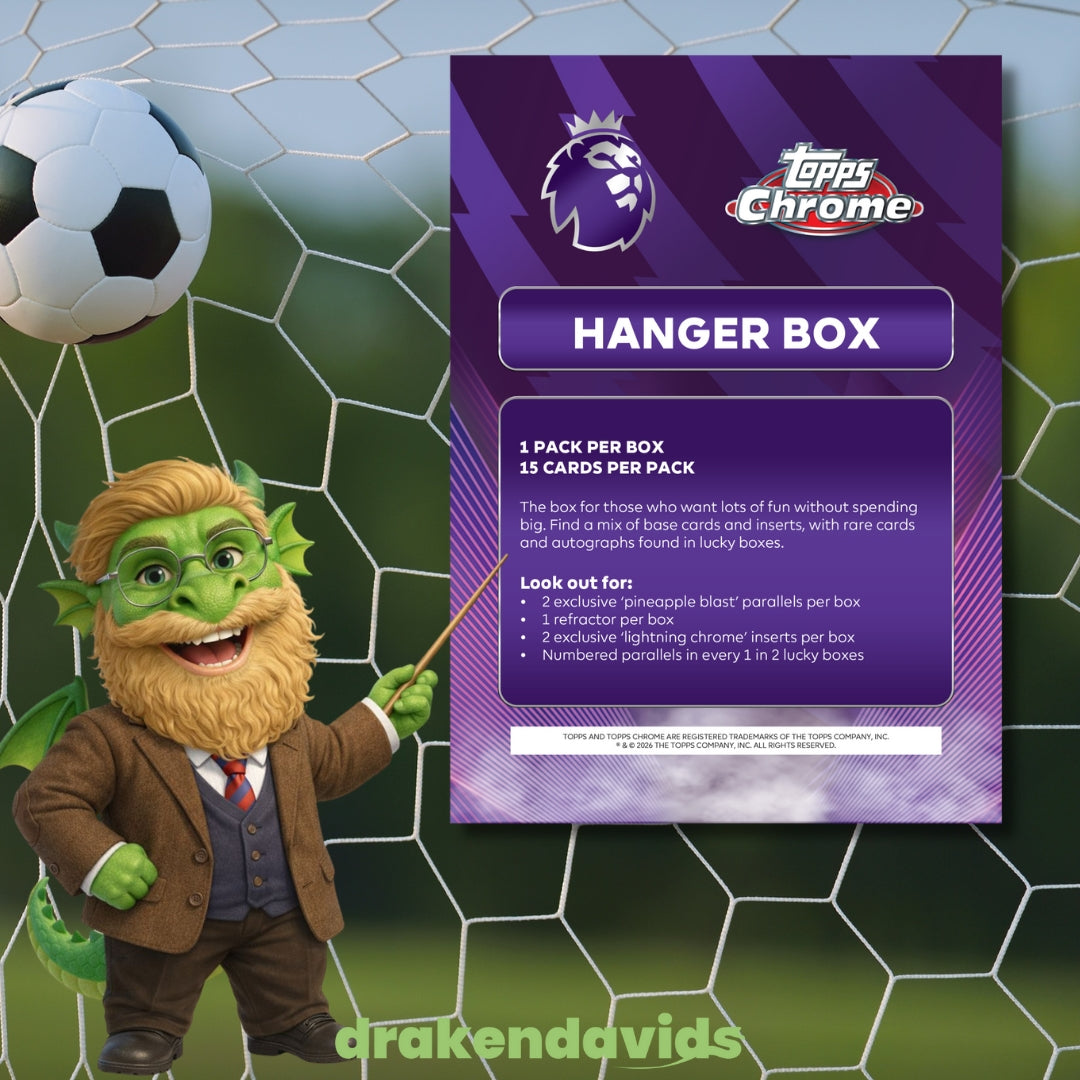 Topps Chrome Premier League 25/26 - Hanger Pack